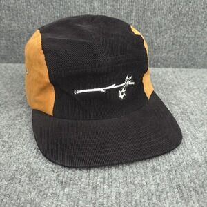 Bindle Hat Cap Mens‎ Strap Back Black Tan Corduroy Skate Streetwear Skateboard